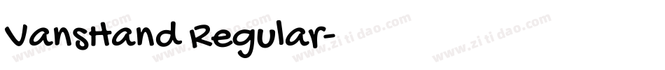 VansHand Regular字体转换